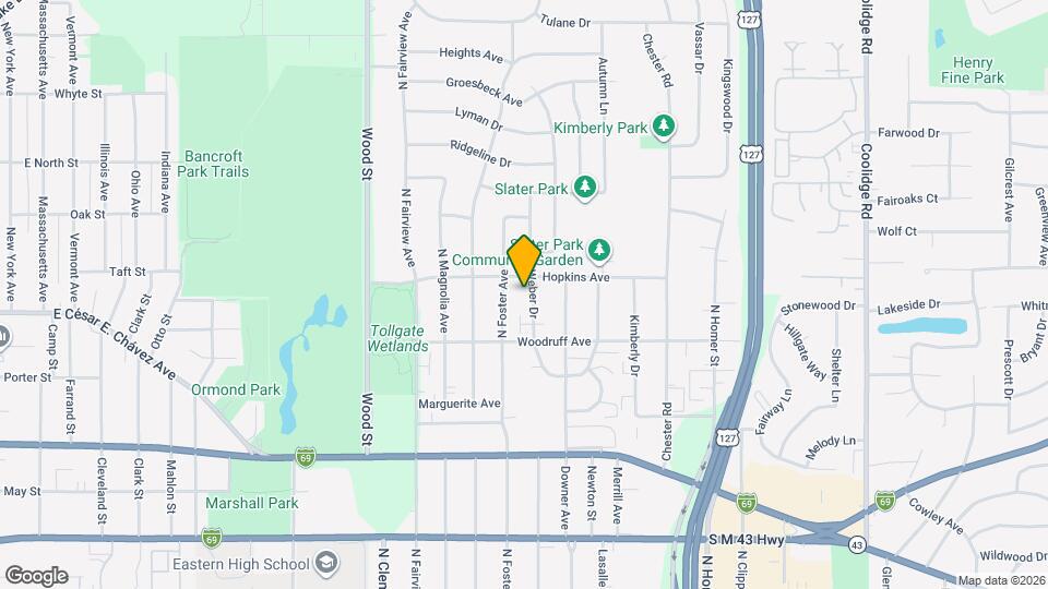 1245 Weber Dr Map and Location Details