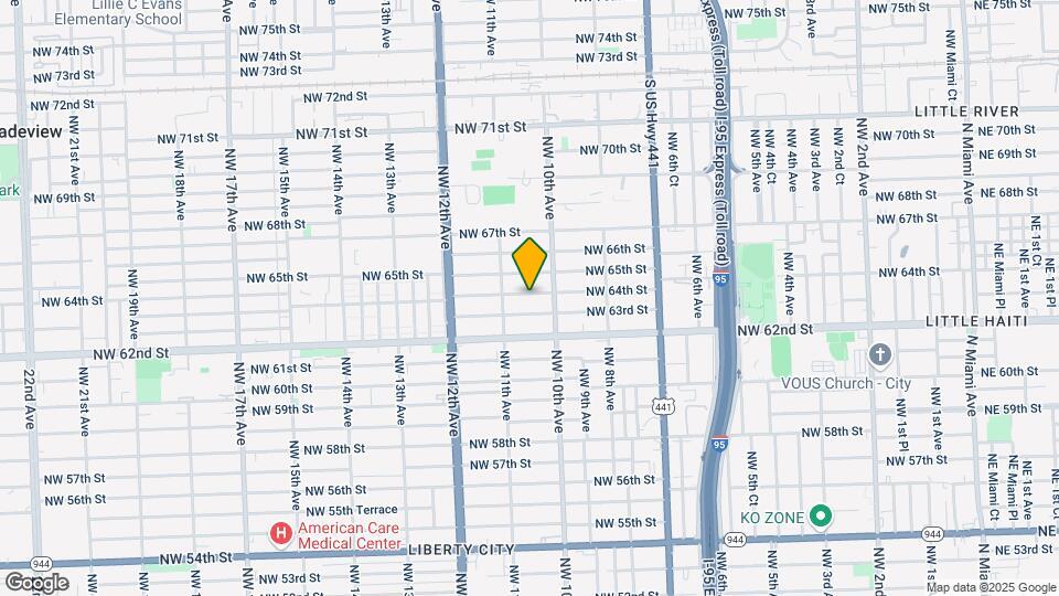 1044 NW 64th St Map and Location Details