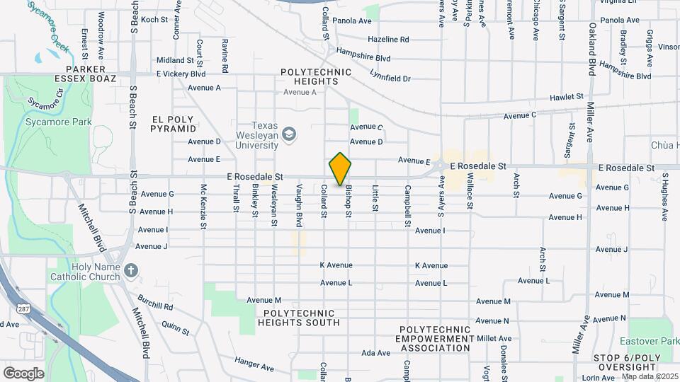 3321 Avenue G Map and Location Details