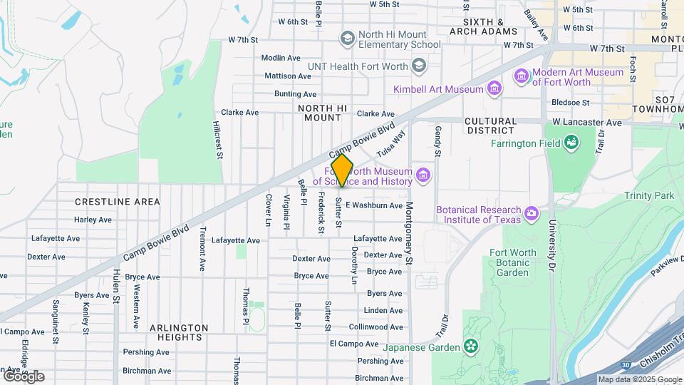 3817 Crestline Rd Map and Location Details