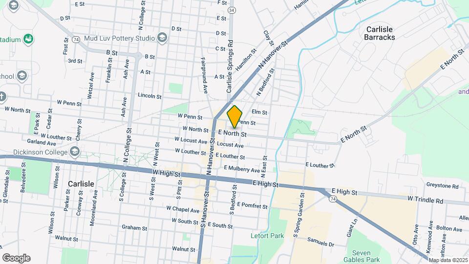 63 E North St Map and Location Details