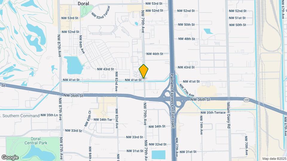 8100 NW 41st St Map and Location Details