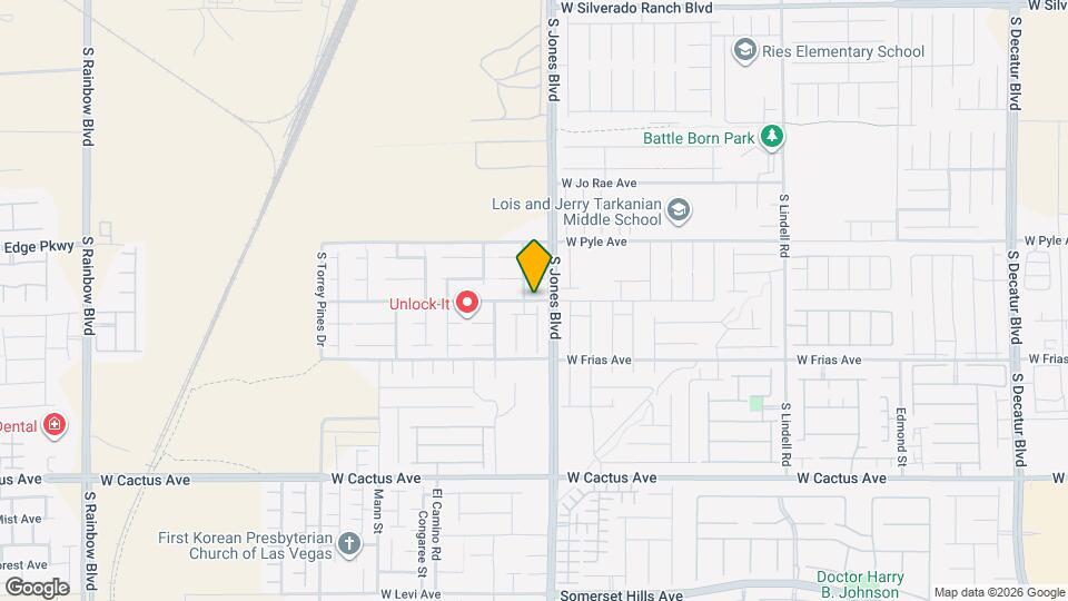 6138 W Haleh Ave Mapa y Detalles de la Ubicación