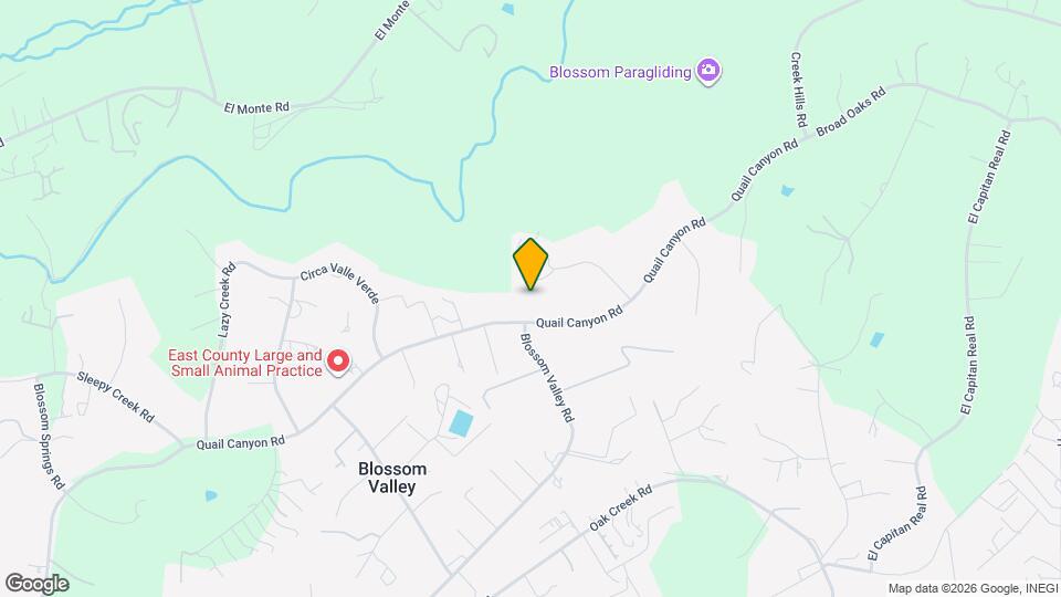 10610 Quail Canyon Rd Mapa y Detalles de la Ubicación