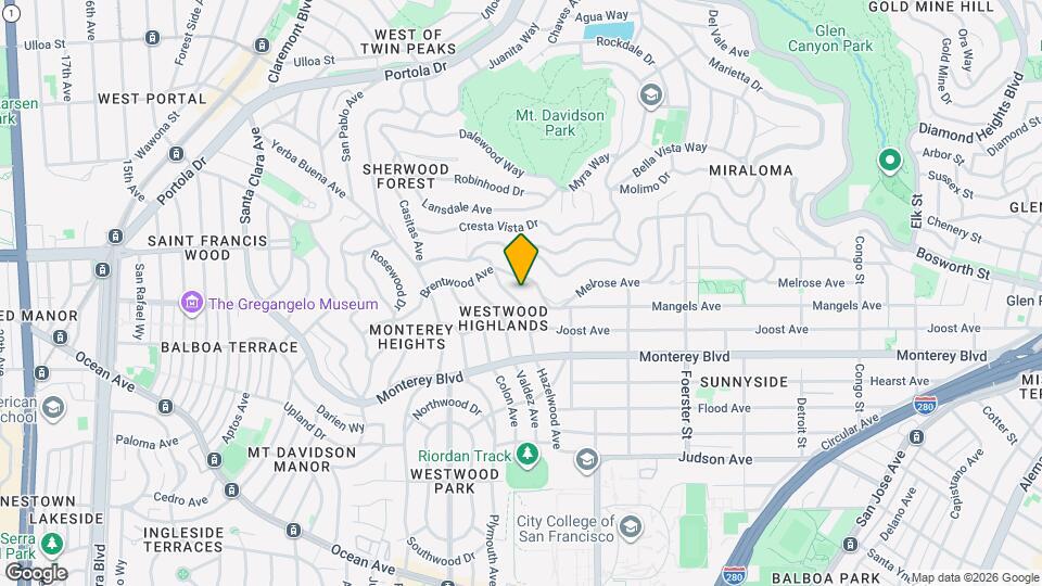 330 Hazelwood Ave Map and Location Details