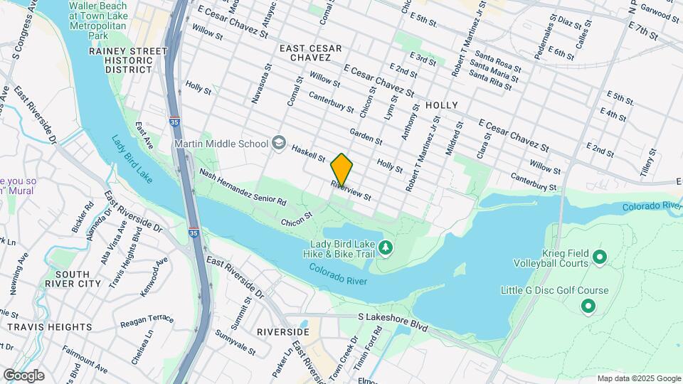 1905 Riverview St Map and Location Details