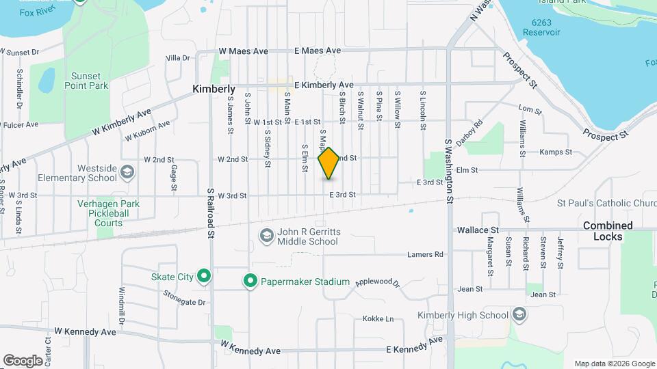 339 S Maple St Map and Location Details