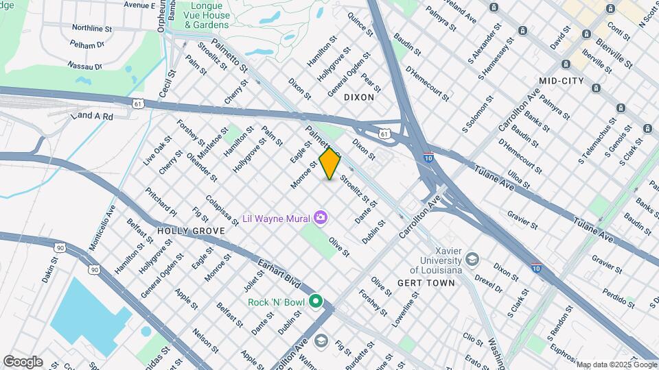 8521 Palm St, Unit 1 Map and Location Details