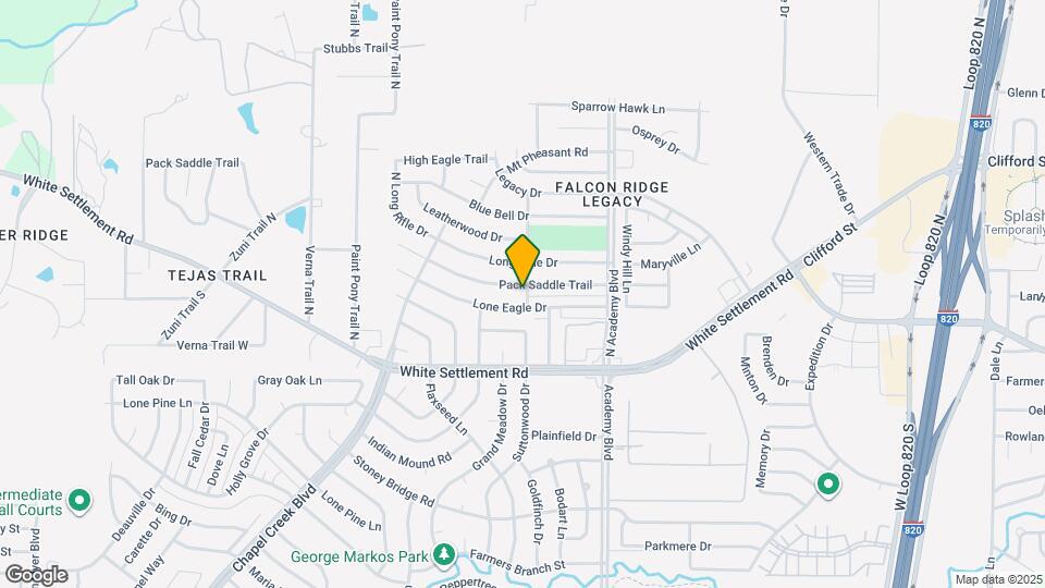 10001 Pack Saddle Trail Map and Location Details