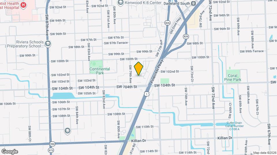 7816 SW 102nd Ln Map and Location Details