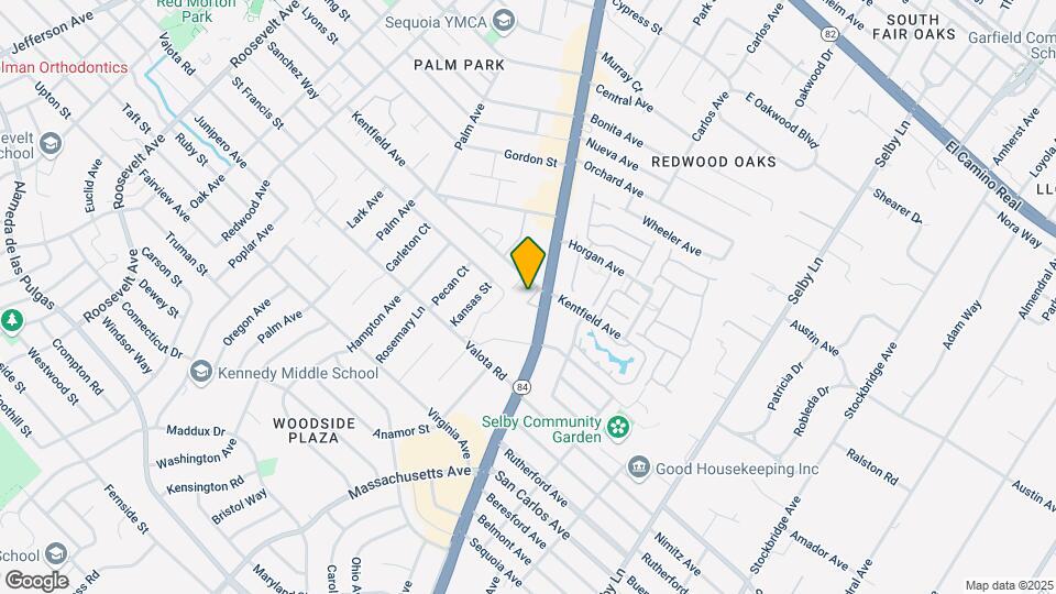 1742 Kentfield Ave Map and Location Details