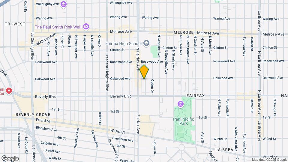359 N Orange Grove Ave Map and Location Details