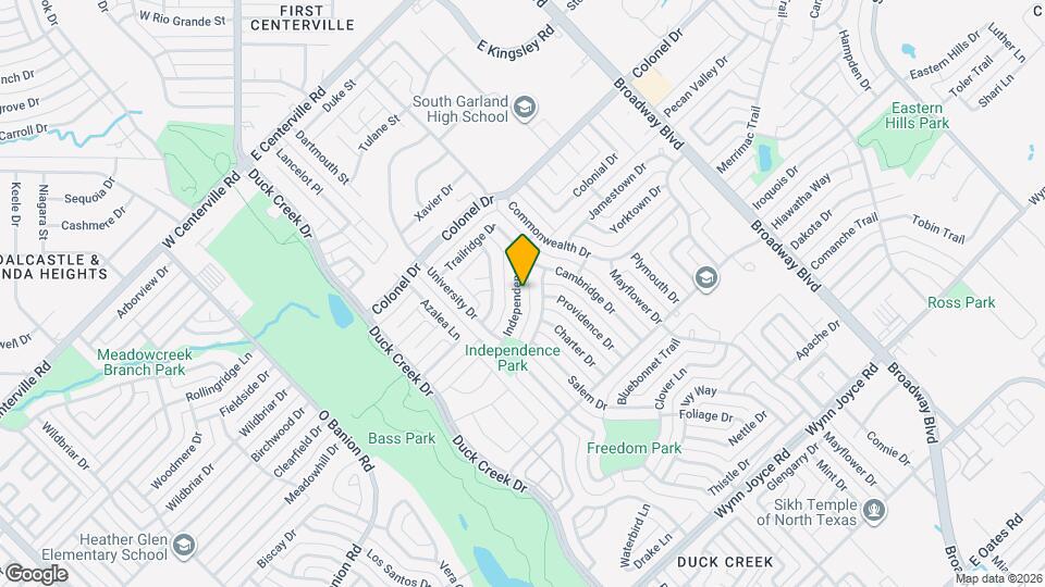 302 Independence Dr Map and Location Details