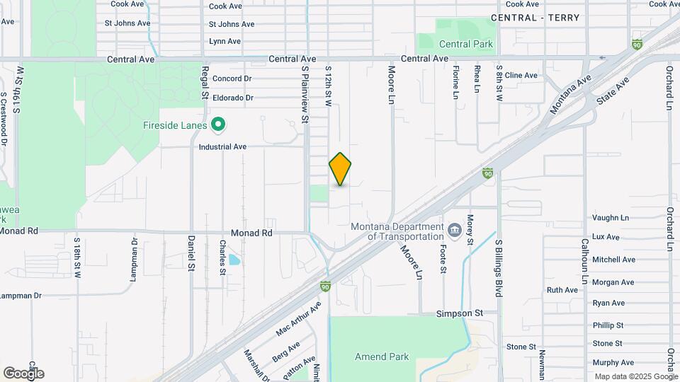 305 S 12th St W Map and Location Details