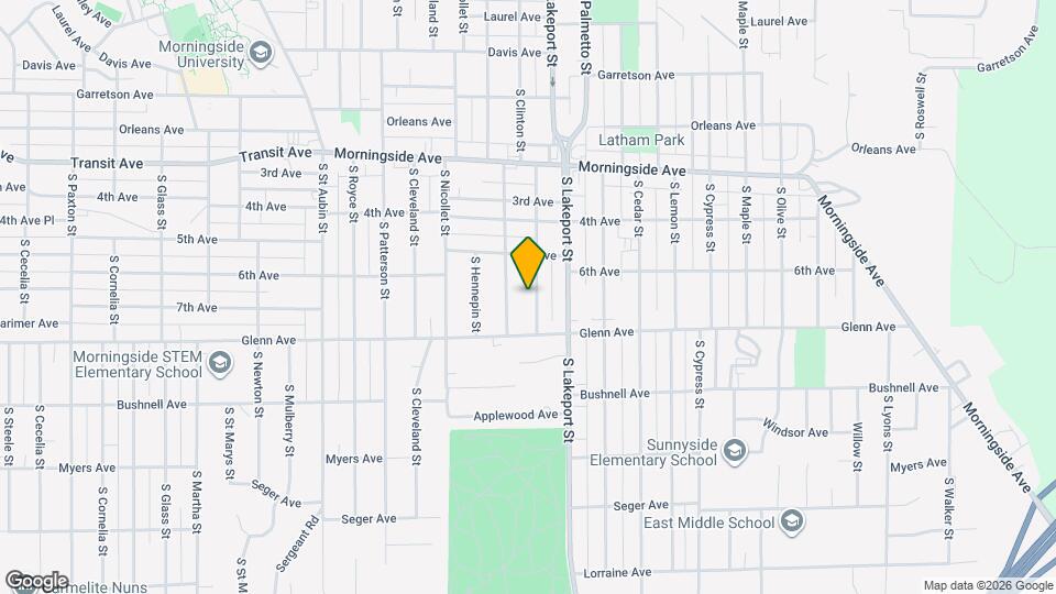 2317 S Henry St Map and Location Details