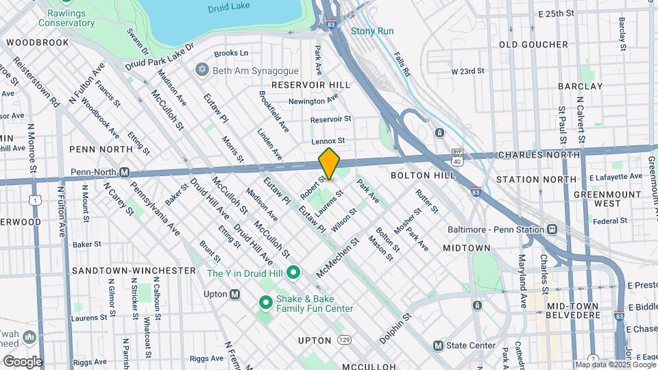 1824 Bolton St Map and Location Details