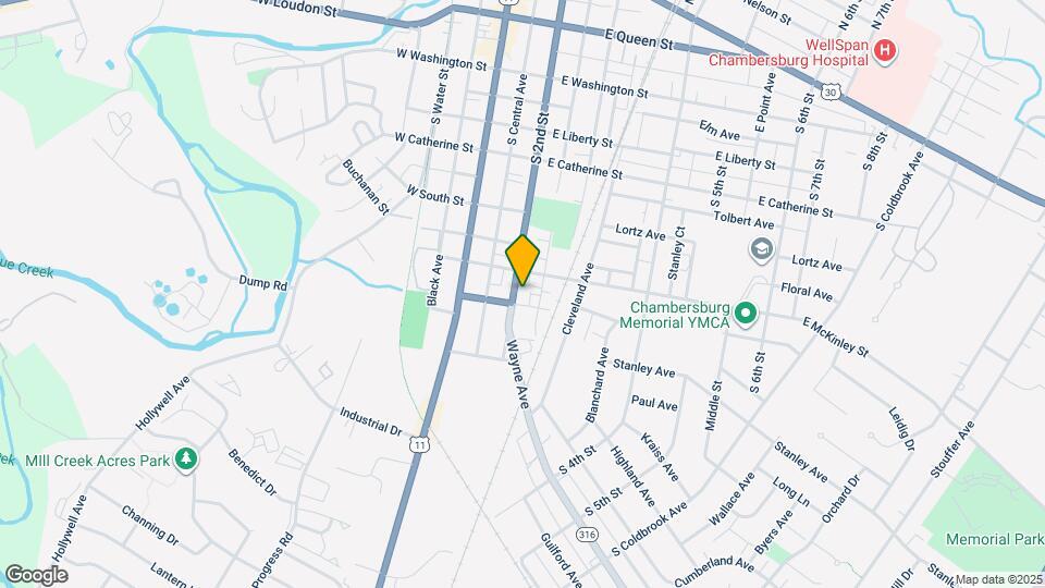 632 S 2nd St Map and Location Details