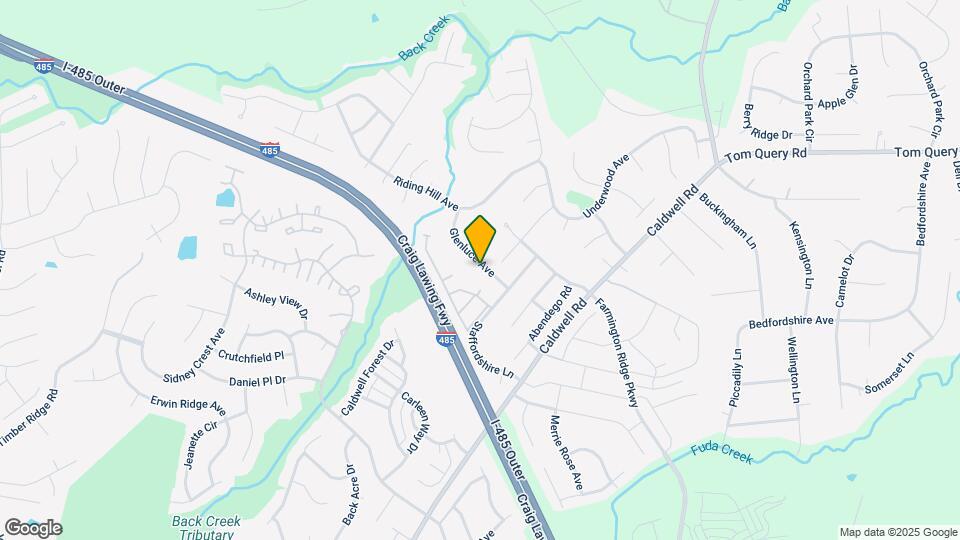 10729 Glenluce Ave Map and Location Details