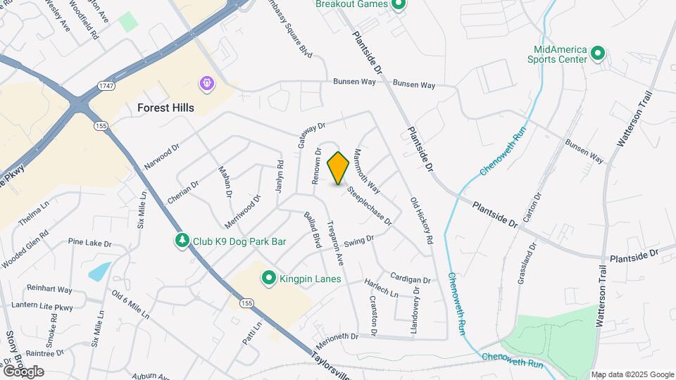 9903 Welshpool Ct Map and Location Details