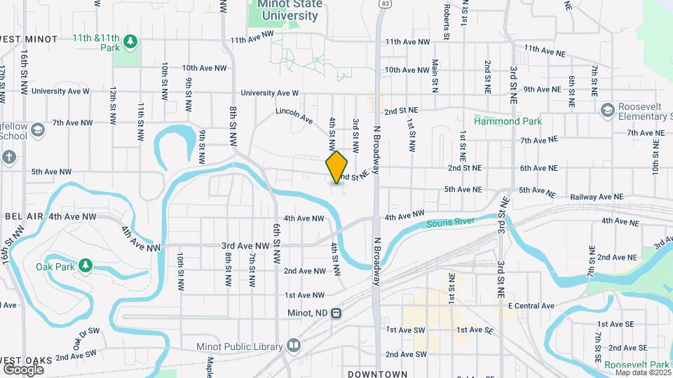 426 4th St NW-Unit -Apt A Main floor Map and Location Details