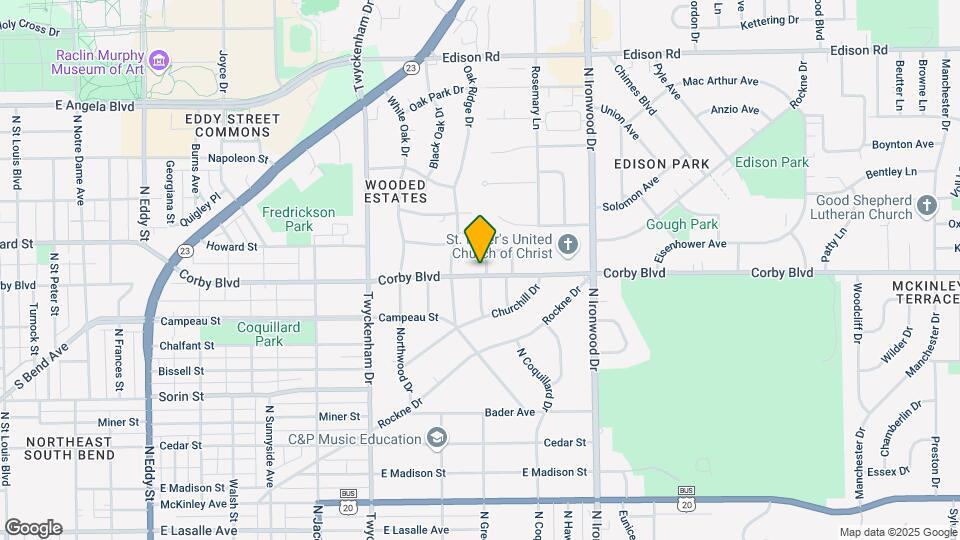 1831 Corby Blvd Map and Location Details