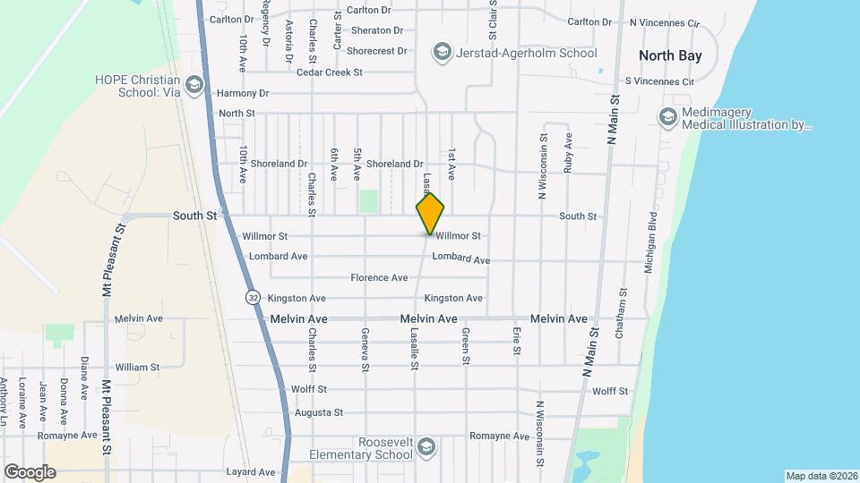 3115 Lasalle St Map and Location Details