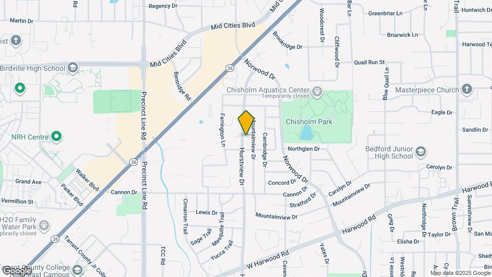 2212 Hurstview Dr Map and Location Details