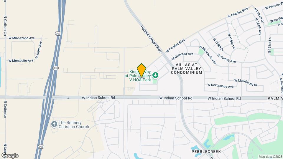 16195 W Glenrosa Ave Map and Location Details