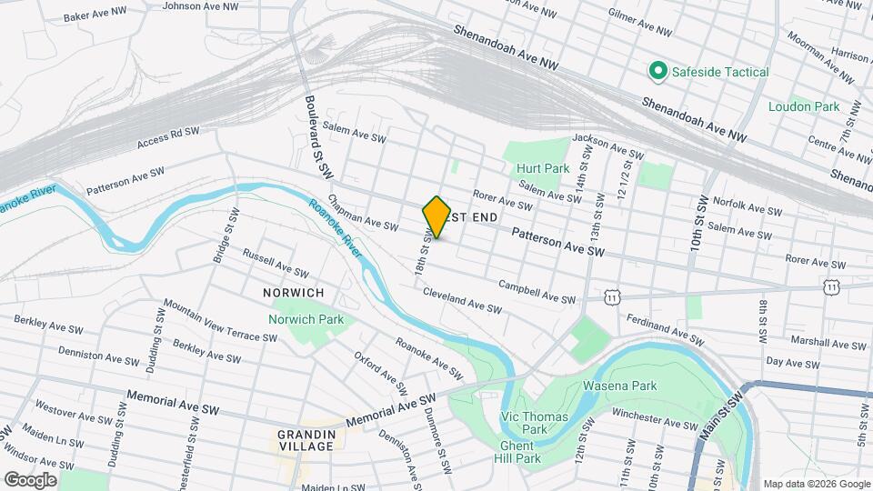 1722 Chapman Ave SW Map and Location Details