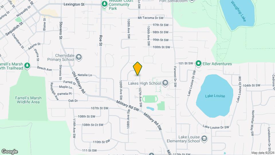 10710 103rd St SW Map and Location Details