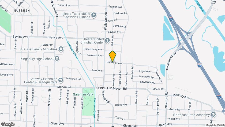 4343 Gailwood Ave Map and Location Details