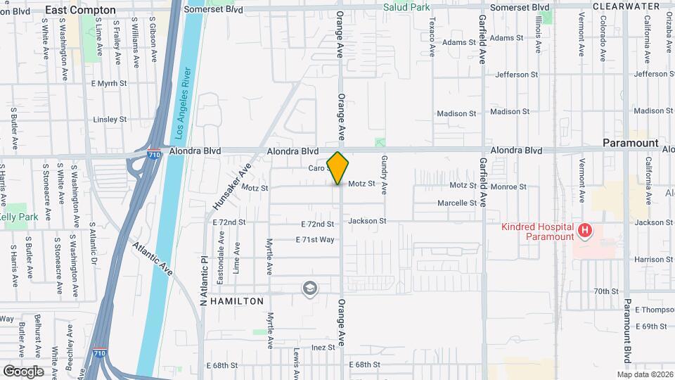 16203 Orange Ave Mapa y Detalles de la Ubicación