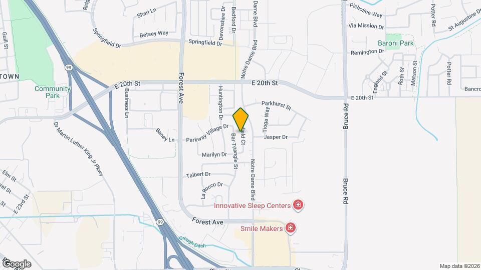 2123 Mansfield Ct Map and Location Details