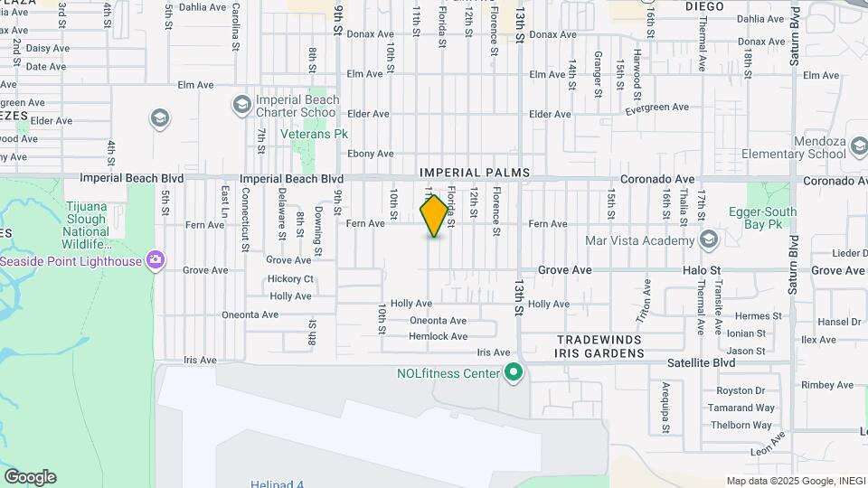 1245 11th St Map and Location Details