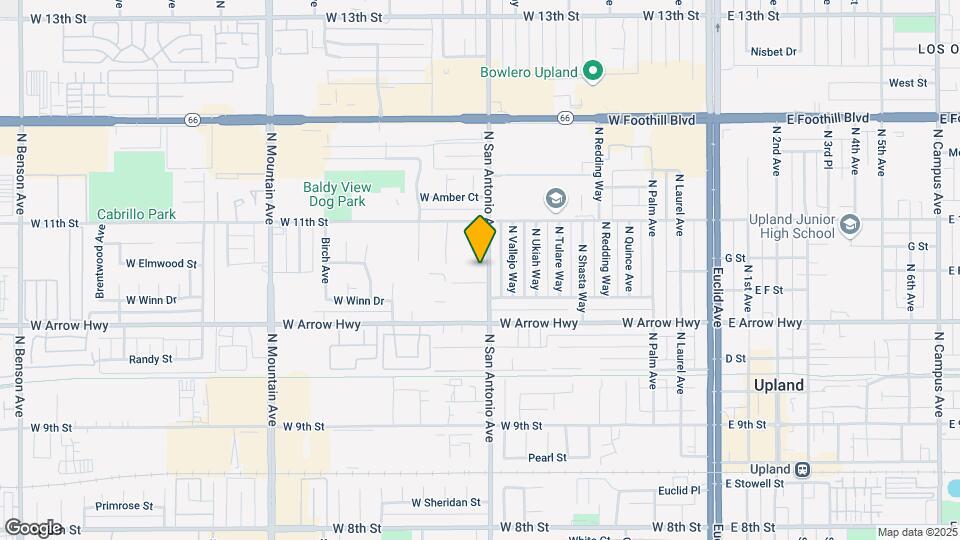 665 N San Antonio Ave Map and Location Details