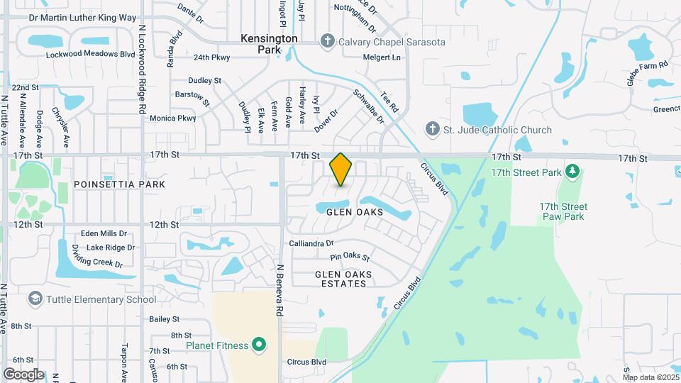 3902 Glen Oaks Manor Dr Map and Location Details