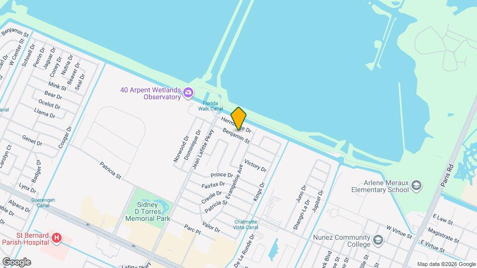 8413 Benjamin St Map and Location Details