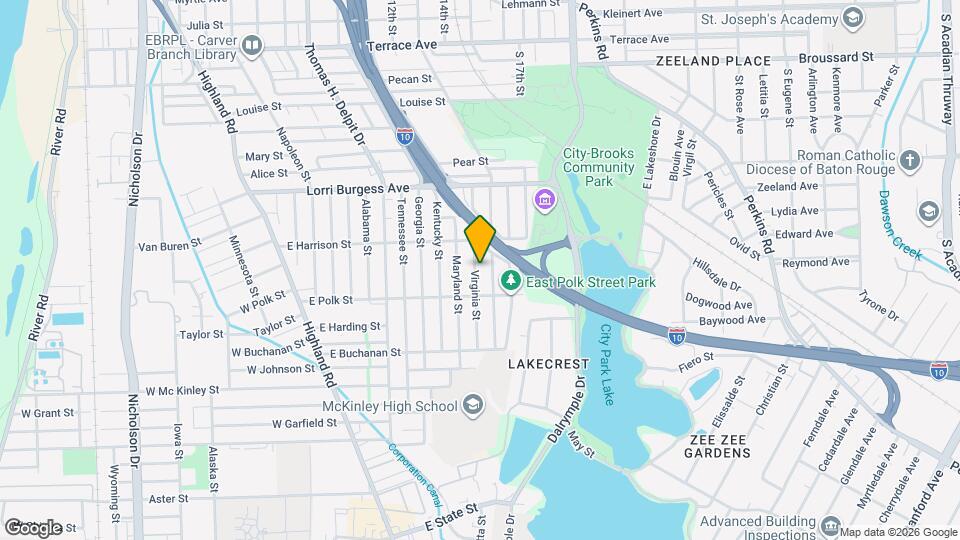 2115 Virginia St Mapa y Detalles de la Ubicación
