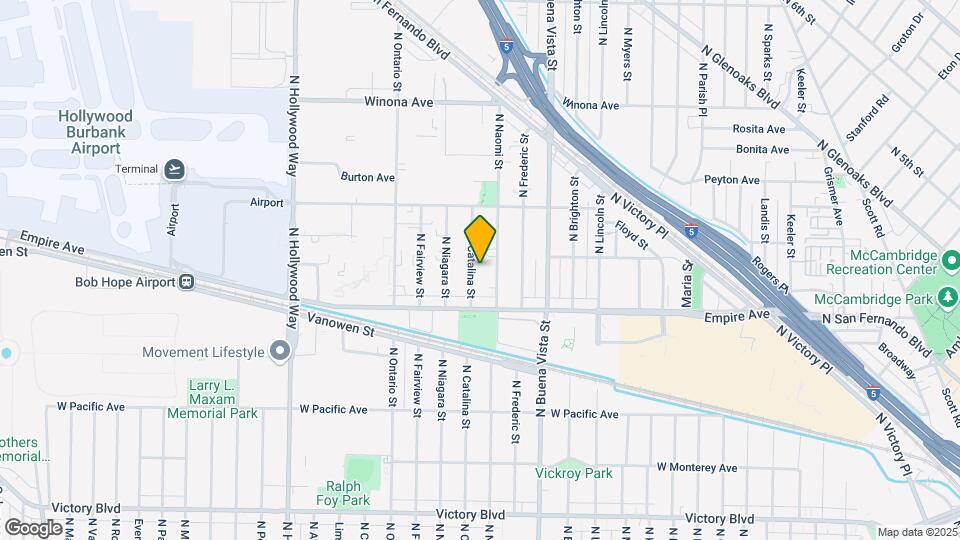 2240 N Catalina St Map and Location Details