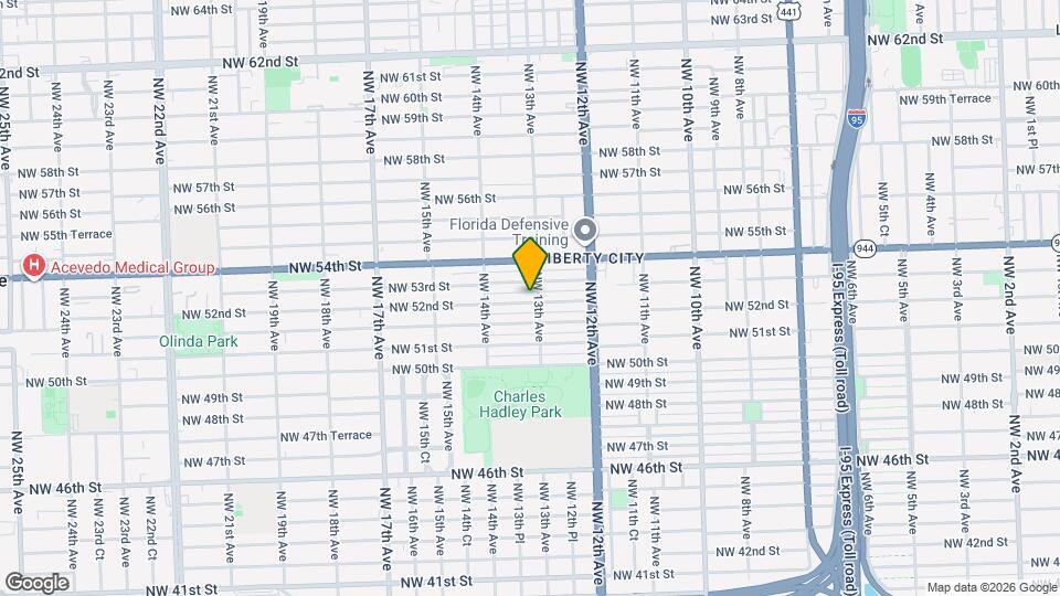 1311 NW 52nd St Map and Location Details