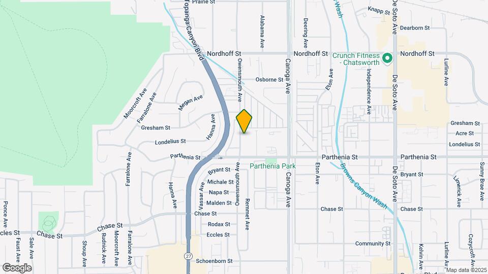 8746 Owensmouth Ave Map and Location Details