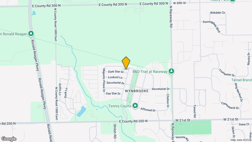 10600 Dark Star Dr Map and Location Details