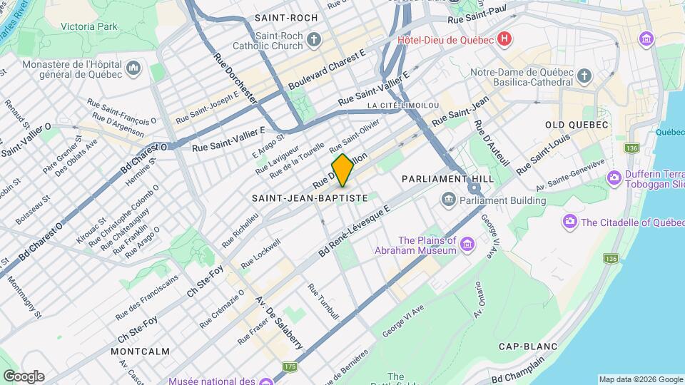 530 Saint-Gabriel Rue Map and Location Details