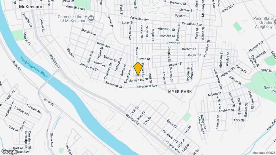 2403 Jenny Lind St Mapa y Detalles de la Ubicación
