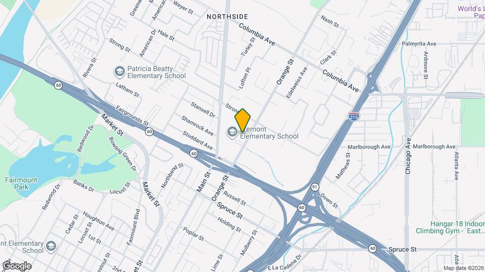 1849 Orange St Map and Location Details