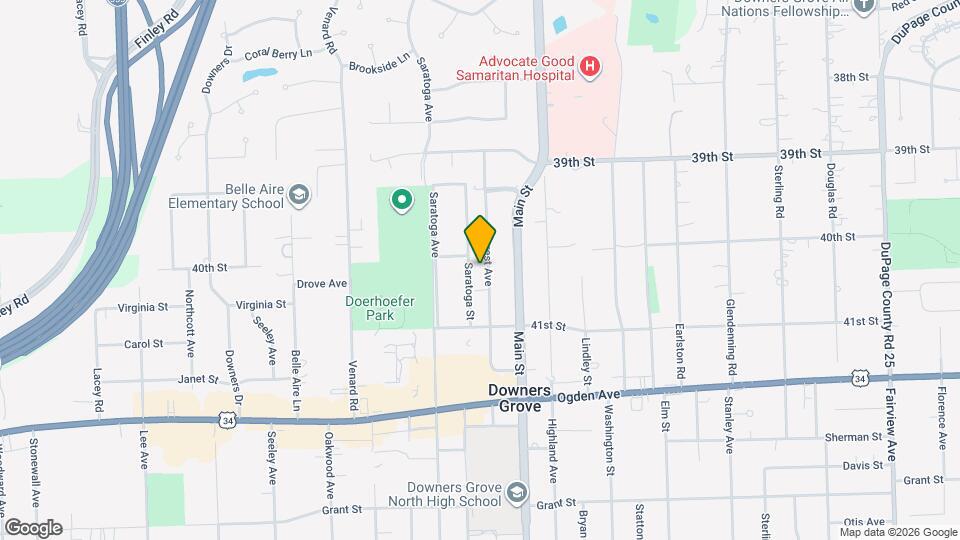 4038 Forest Ave Mapa y Detalles de la Ubicación