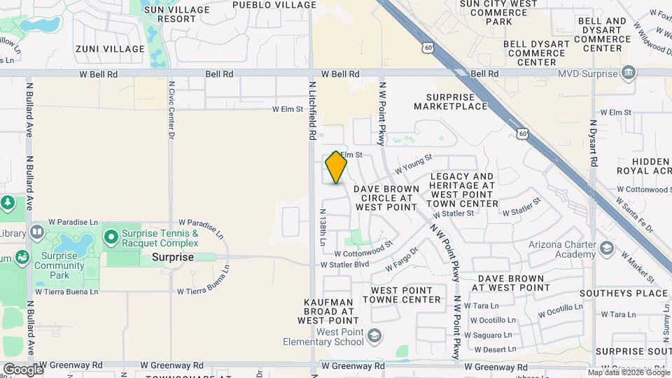 13833 W Bola Dr Map and Location Details