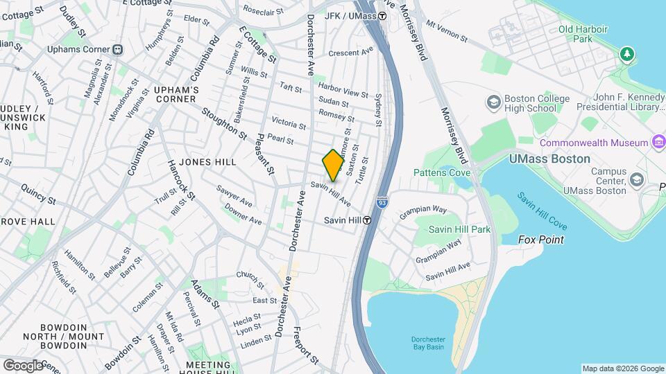 72 Savin Hill Ave Map and Location Details