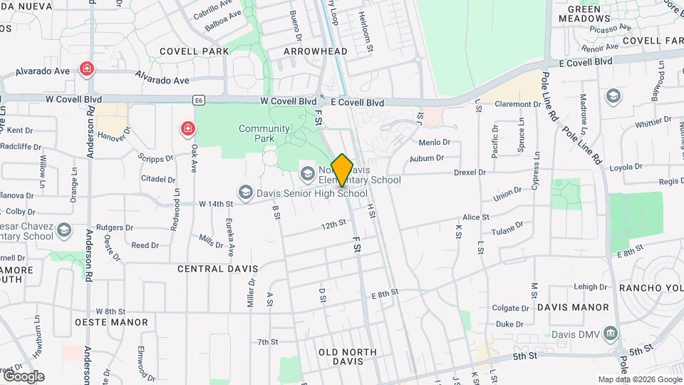 1309 F St Map and Location Details