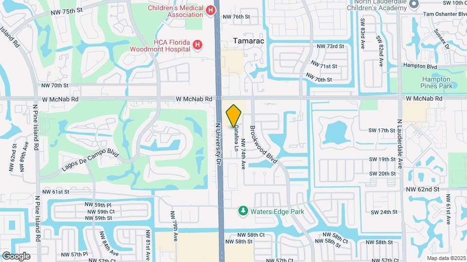 6543 Catalina Ln Map and Location Details